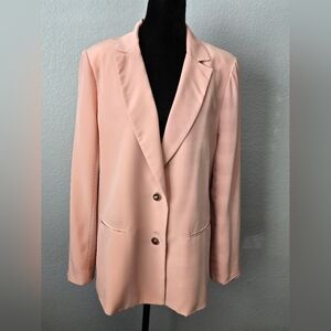 Elegant Pink Women's Blazer